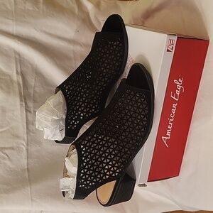 American Eagle Vista Vue Mesh Bootie, sz 13, black